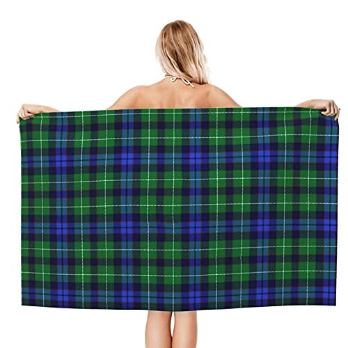 DLJIYZX Toalla de baño Abercrombie Tartan Toalla de baño Suave Toallas Multiusos Altamente absorbentes Toalla de Playa de Gran tamaño 80X130CM