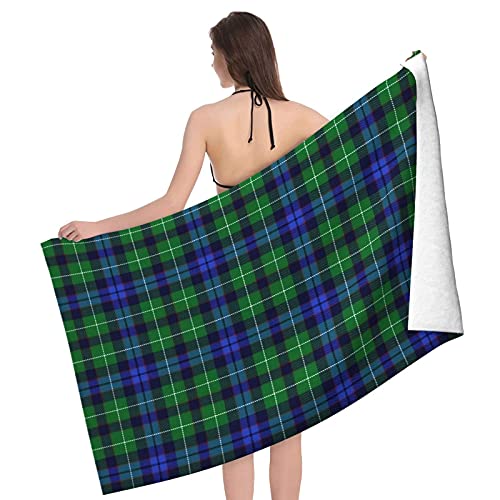 DLJIYZX Toalla de baño Abercrombie Tartan Toalla de baño Suave Toallas Multiusos Altamente absorbentes Toalla de Playa de Gran tamaño 80X130CM