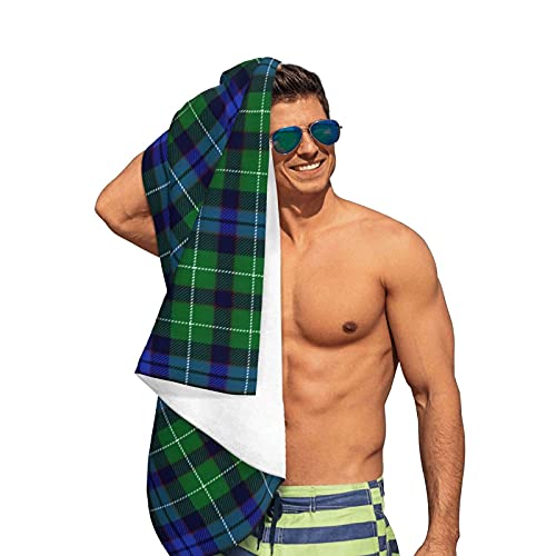 DLJIYZX Toalla de baño Abercrombie Tartan Toalla de baño Suave Toallas Multiusos Altamente absorbentes Toalla de Playa de Gran tamaño 80X130CM