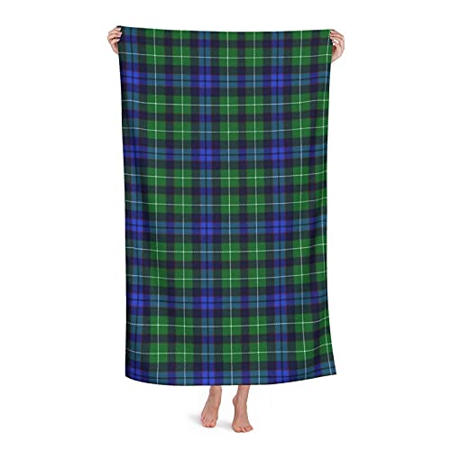 DLJIYZX Toalla de baño Abercrombie Tartan Toalla de baño Suave Toallas Multiusos Altamente absorbentes Toalla de Playa de Gran tamaño 80X130CM