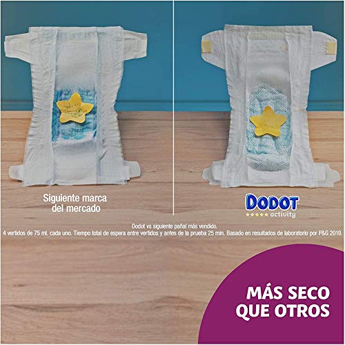 DODOT Activity Pañales Talla 6, 46 Pañales, 13kg+, Pañales Con Ajuste Resistente, 8001841630915