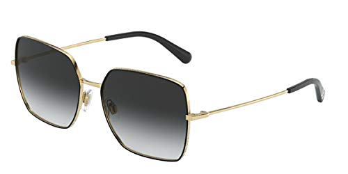 Dolce & Gabbana 0DG2242 Gafas, Gold/Black, 57 para Mujer