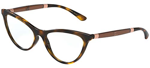 Dolce & Gabbana Gafas de Vista DG MONOGRAM DG 5058 Havana 55/16/145 mujer