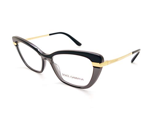 Dolce & Gabbana Gafas de Vista HALF PRINT DG 3325 Black 54/17/140 mujer