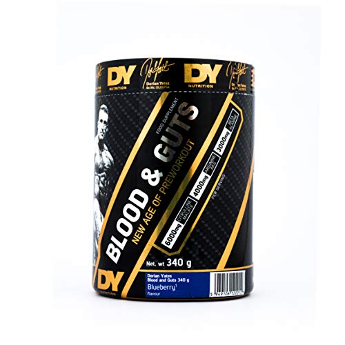 Dorian Yates de Pre Workout Blood and Guts Booster 340 g Entrenamiento Booster