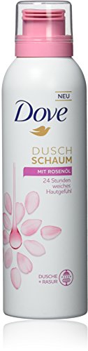 Dove Espuma de ducha con aceite de rosa, paquete de 6 (6 x 200 ml)