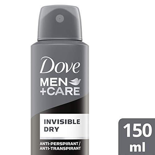 Dove Men + Care Desodorante Spray Invisible Dry – transpirant, 3 Pack (3 x 150 ml)