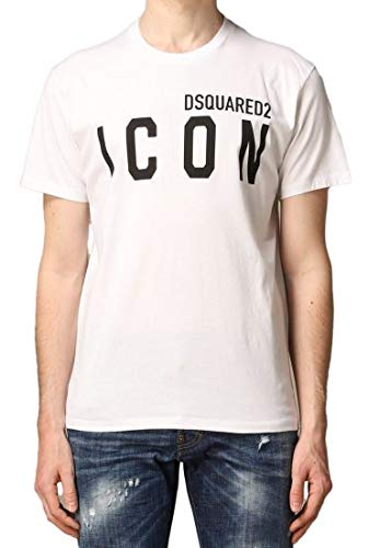 DSQUARED2 Hombre Camiseta Icon Bianco S