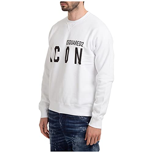 DSQUARED2 Hombre Sudaderas Icon Bianco S