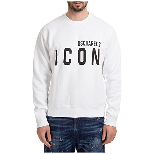 DSQUARED2 Hombre Sudaderas Icon Bianco S