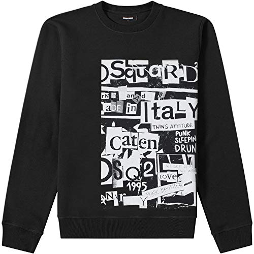 DSQUARED2 Hombre Sudaderas Nero S