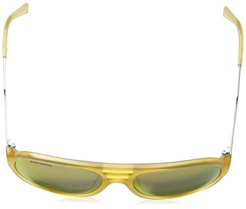 DSQUARED2 Sonnenbrille Dq0185 39z 58 Gafas de Sol, Amarillo (Gelb), 58.0 para Hombre