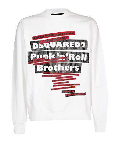 DSQUARED2 Sudadera Hombre Bianco S