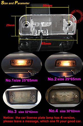 Dynavision La visión Nocturna cámara visión Posterior de visión Trasera Impermeable Super CCD Imagen viruta Impermeable cámara para Mercedes Benz C W203 E W211 CLS Klasse W219 CLK W209