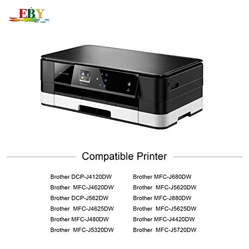 EBY LC223 LC223XL Cartuchos de Tinta Compatible para Brother MFC-J4420DW DCP-J4120DW MFC-J4620DW DCP-J562DW MFC-J5320DW MFC-J5620DW MFC-J5720DW MFC-J5620DW MFC-J680DW MFC-J4625DW MFC-J480DW MFC-J880DW