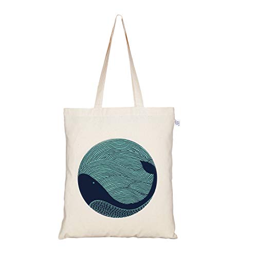 Eco Right Grande canvas bolsa tela para la compra, bolsos mujer bandolera, bolsa de viaje, Playa, Viajes Uso bolsos mujer, bolsa regalo para alumnos