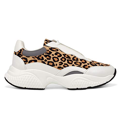 ED HARDY - Inserto para runner-Wild White/Leopard, (Blanco Leopardo), 36 EU