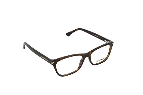 Emporio Armani 0EA3073 Monturas de Gafas, Havana, 52 para Mujer