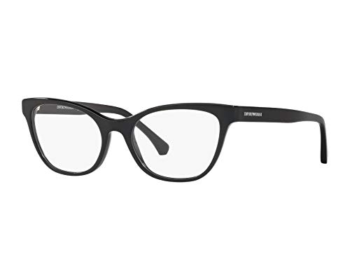 Emporio Armani 0EA3142 Monturas de Gafas, Black, 51 para Mujer