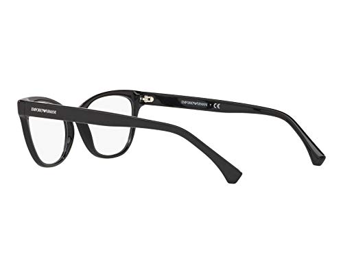 Emporio Armani 0EA3142 Monturas de Gafas, Black, 51 para Mujer