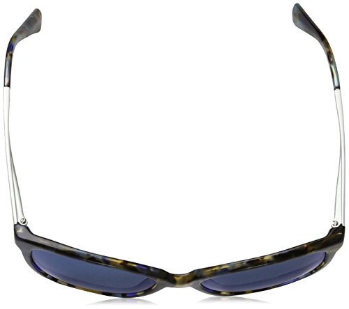 Emporio Armani 0EA4025 Gafas de Sol, Havana Spot Blue, 55 Unisex-Adulto