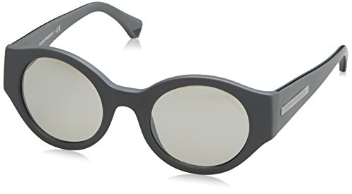 Emporio Armani Earmani 4044 Gafas de sol, Matte Grey 53666G, 47 Unisex-Adulto