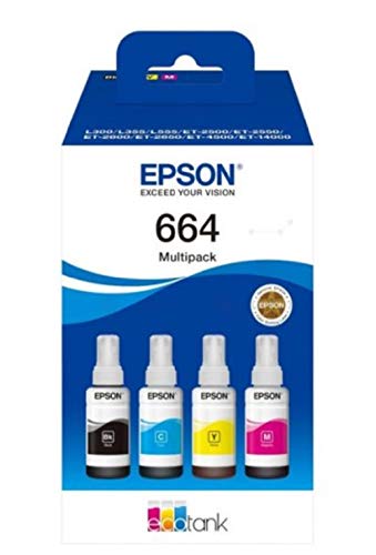 Epson 664 Multipack Tinta 4 Colores para EcoTank