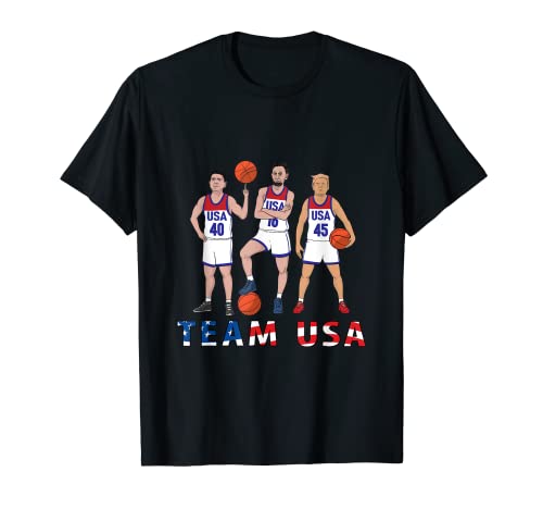 Equipo de baloncesto Trump Estados Unidos Camiseta