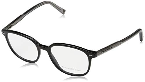 Ermenegildo Zegna Brillengestelle EZ5007 Monturas de Gafas, Negro (Schwarz), 51.0 para Hombre