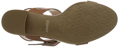 Esprit 041ek1w336, Sandalia Mujer, 235 Caramel, 36 EU