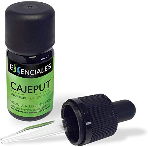 Essenciales - Aceite Esencial de Cajeput, 100% Puro, 30 ml | Aceite Esencial Melaleuca Leucadendron