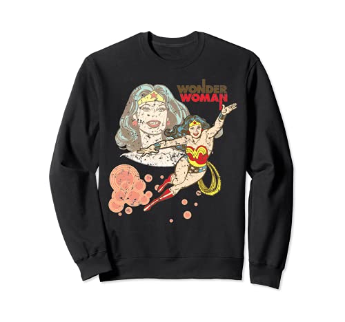 Estados Unidos DC Wonder Woman Moda Retro Sudadera