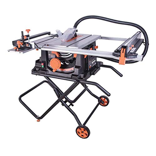 EVOLUTION POWER TOOLS 057-0003 Sierra de mesa multimaterial Rage 5-S, 1500 W, 230 V, 255 mm