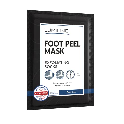 Exfoliante pies quita callos pies calcetines exfoliantes de pies mascarilla pies peeling babyfoot baby foot elimina callos, 1 pare (hasta la talla 47)