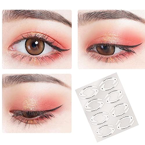 Eyeliner Stencil Tarjetas Set 4pcs Cat Smoky Eyeshadow Plantilla Eyes Liner Eyebrow Makeup Herramienta Kit