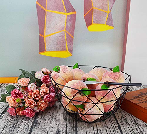 Falso Fruta Casa Casa Cocina Partido decoración artificial realista simulación Peach 10pcs Set