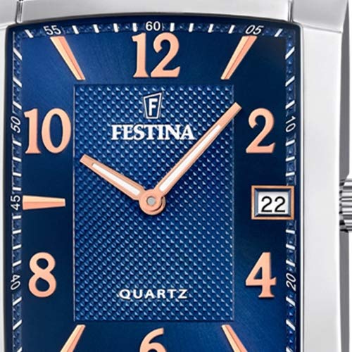 Festina Reloj Analógico para Hombre de Cuarzo con Correa en Cuero F20464/2