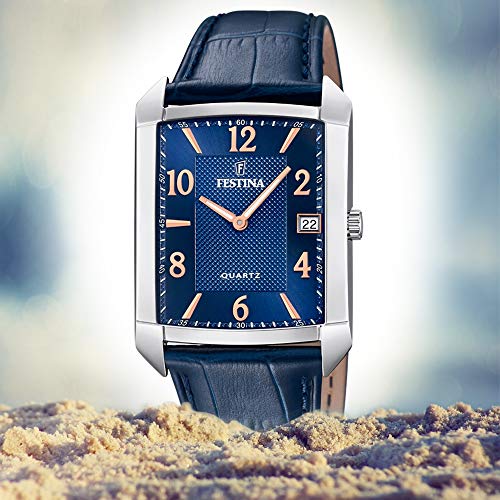 Festina Reloj Analógico para Hombre de Cuarzo con Correa en Cuero F20464/2