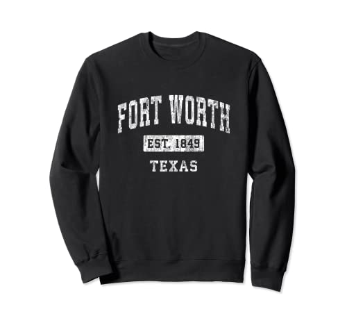 Fort Worth Texas TX - Diseño deportivo Sudadera