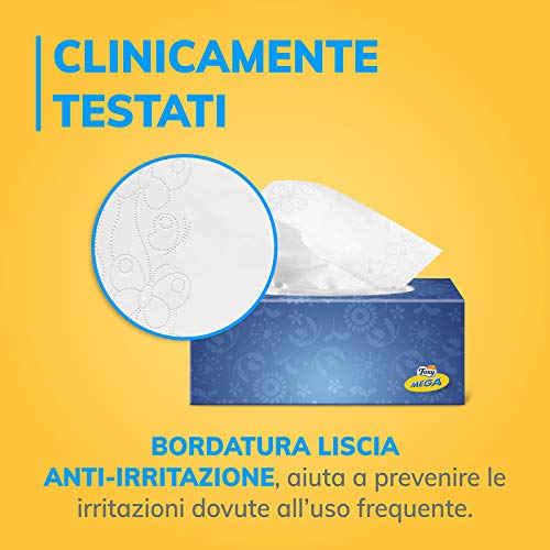 Foxy Mega | Pañuelos en caja | 8 cajas de 200 pañuelos de 2 capas | 4 colores surtidos | Papel 100% certificado FSC® | Paquete 100% reciclable