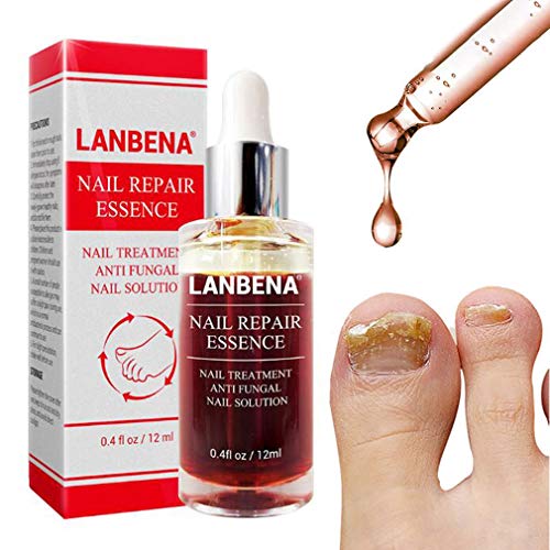 FOY LANBENA Nail Repair Essence Serum Fungus Treatment Remoción Uñas Onicomicosis Transparente