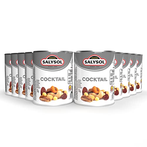 Frutos secos mezcla 10 x 50gr. Aperitivos salados envasado al vacío. Mix frutos secos que contiene cacahuetes con miel, maíz frito, anacardos, almendras, boliche bbq, avellanas y cacahuetes.