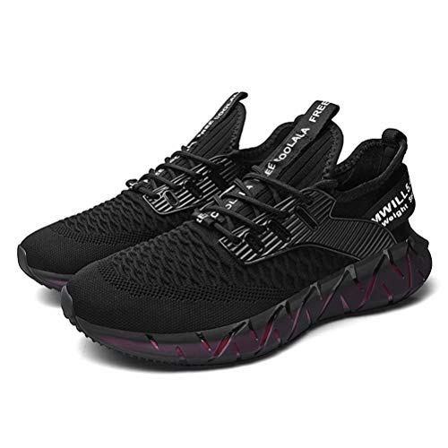 FUSHITON Zapatos Moda Hombres Zapatillas Casuales Deportes Calzado Correr Caminar Transpirable Cómodo Antideslizante Ligero