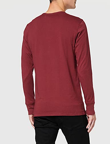 G-STAR RAW Base R T LS Camiseta, Rojo Salvo 336-c693, M para Hombre