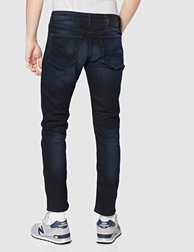 G-STAR RAW, hombres Jeans 3301 Slim , Azul (dk aged 5245-89), 33W / 32L