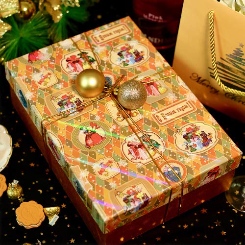 G2PLUS Cordon Dorado Cordón Metálico Hilo Dorado 1 Rollos 100M Cuerda de Hilo de Navidad se Utiliza para joyería de Bricolaje, Embalaje de Regalo y decoración navideña