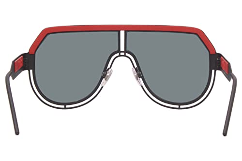 Gafas de Sol Dolce & Gabbana LOGO DG 2231 Matte Black/Red 59/5/140 hombre