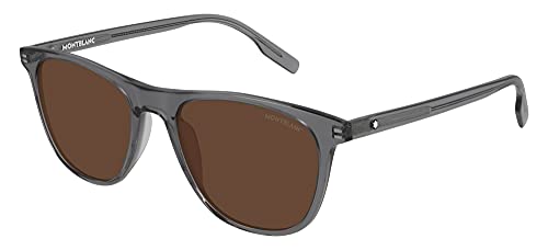 Gafas de Sol Mont Blanc MB0150S Grey/Brown 54/19/145 hombre