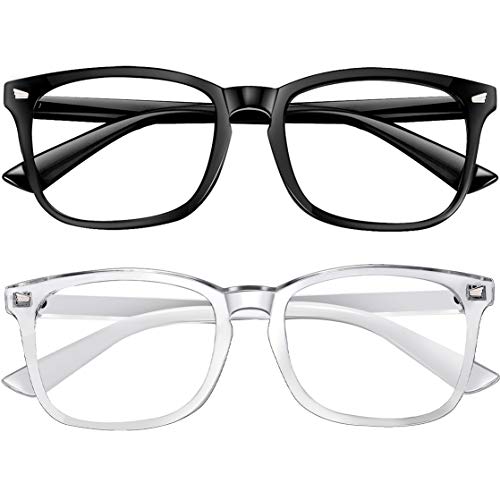 Gafas para Ordenador Anti Luz Azul - Gafas con Filtro de Luz Azul Bloqueo de Luz Azul Evita la Fatiga Ocular Gaming PC UV Luz Filtro Proteccion Azul Mujer Hombre para Antifatiga