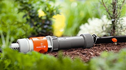 GARDENA 1355-20 - Unidad básica 1000 sistema Micro-Drip, aparato básico para reducir la presión, caudal de agua 1000 l/h, conexión Quick&Easy